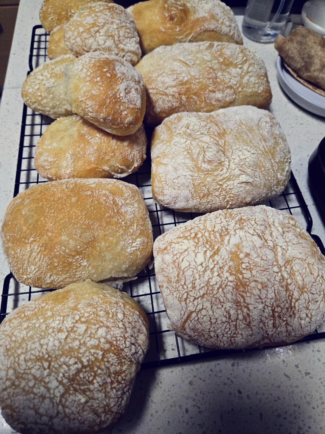 家庭版免揉～恰巴塔🥖｜一次成功超好吃