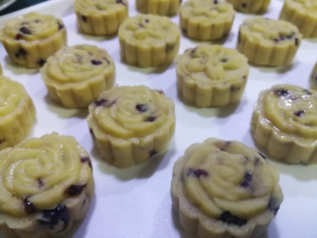 蔓越莓绿豆糕