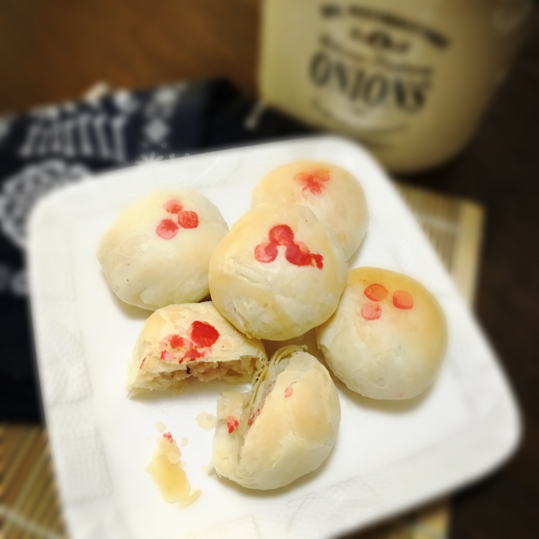 泳式鲜肉榨菜月饼