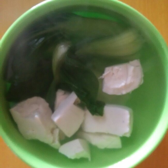 青菜豆腐汤