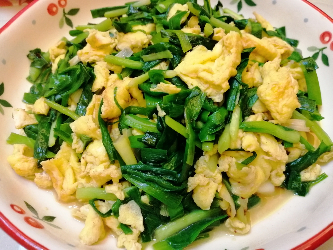 韭菜炒鸡蛋的做法