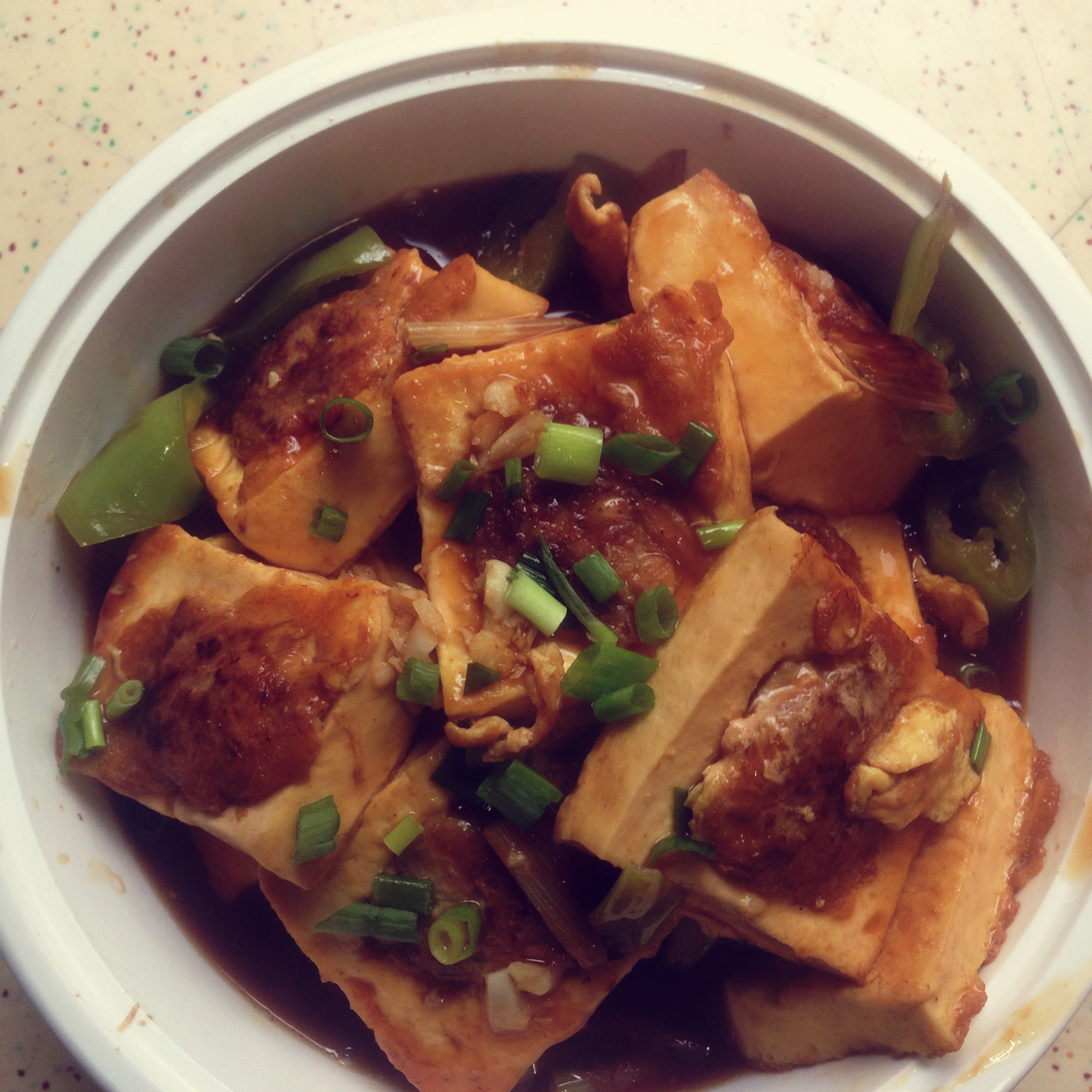 酿豆腐 豆腐箱 Tofu with Pork Mince Filling