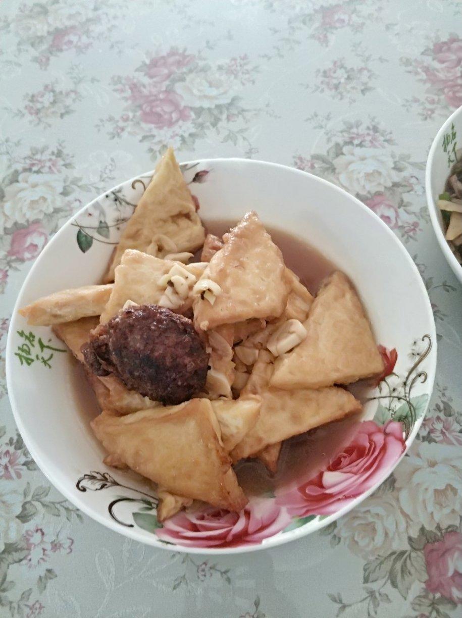 焖煎豆腐