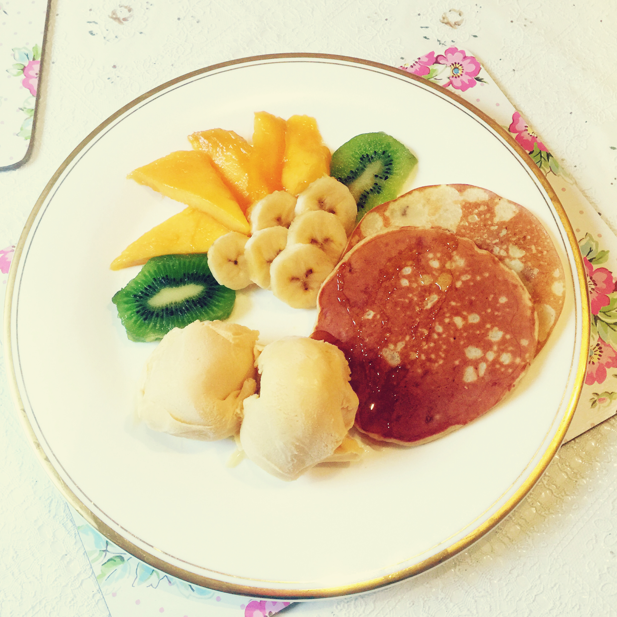 香蕉松饼