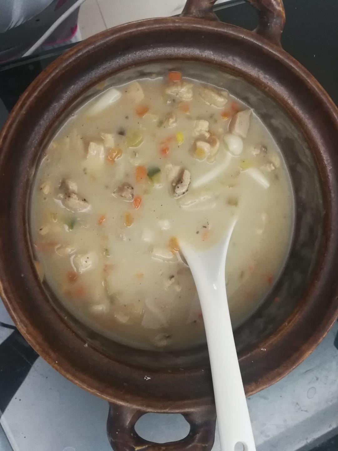 生滚香菇鸡肉粥