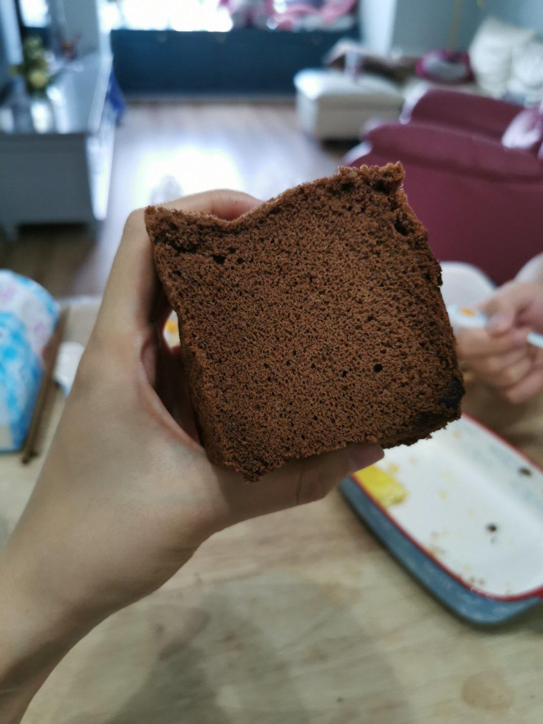 不消泡的巧克力戚风