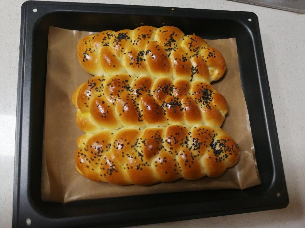 酸奶辫子面包（一次发酵）