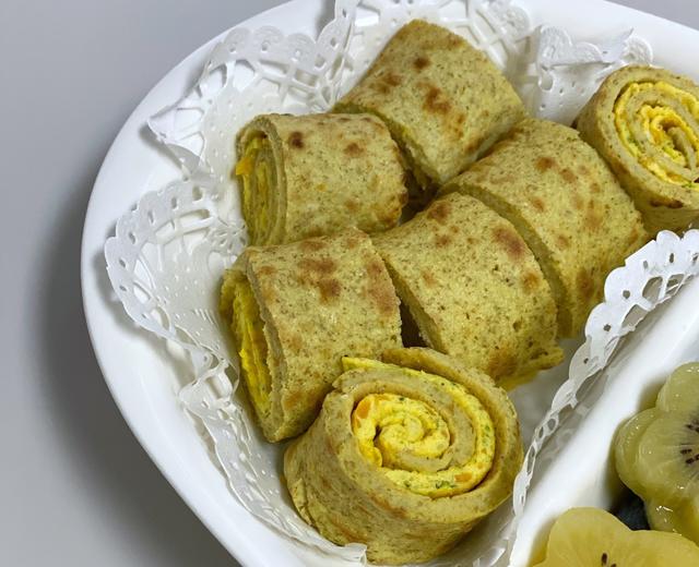 九月龄手指食物-椰香麦饼卷鸡蛋的做法