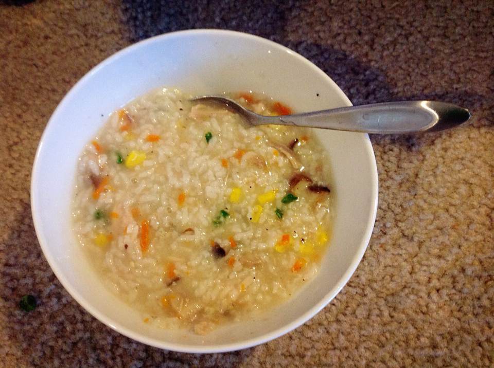 香菇鸡肉粥