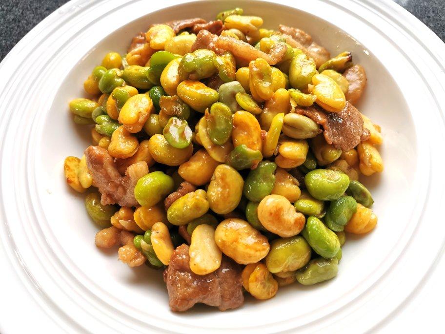 蚕豆炒肉