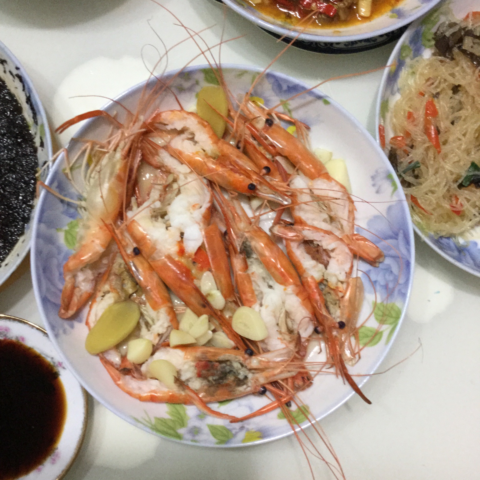 白灼基围虾