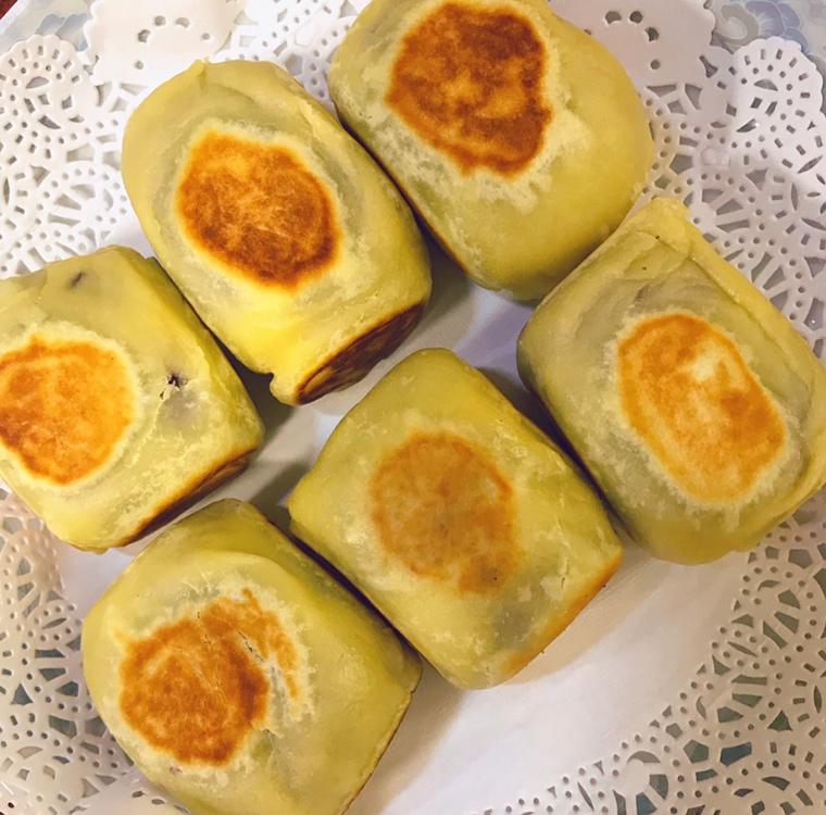 【爆浆紫薯仙豆糕】