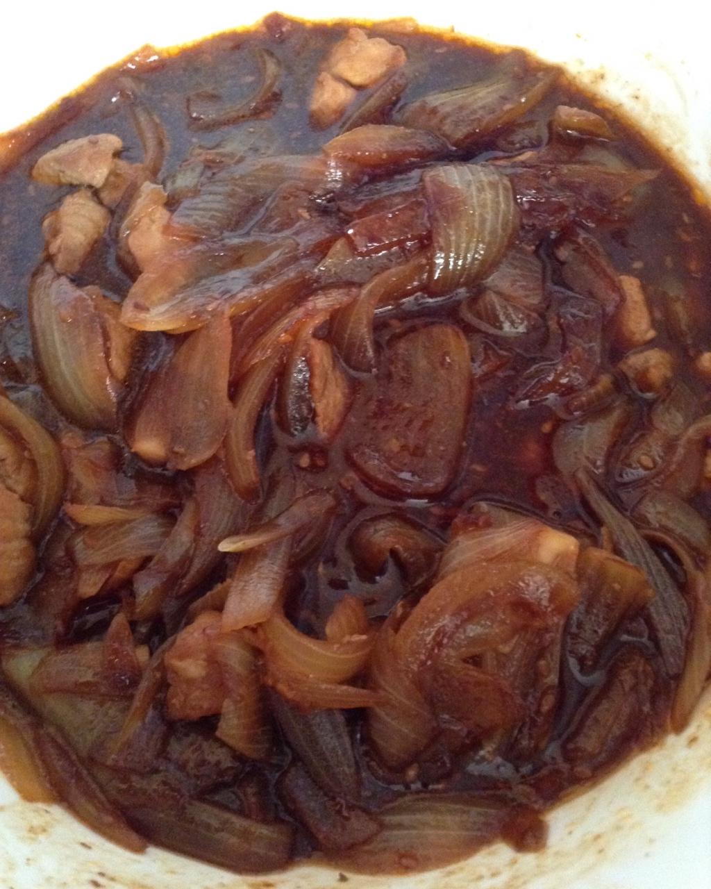 洋葱炒肉