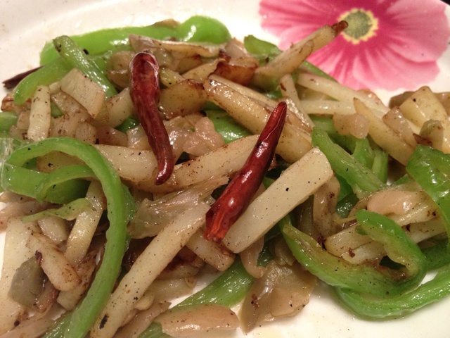 青椒土豆丝