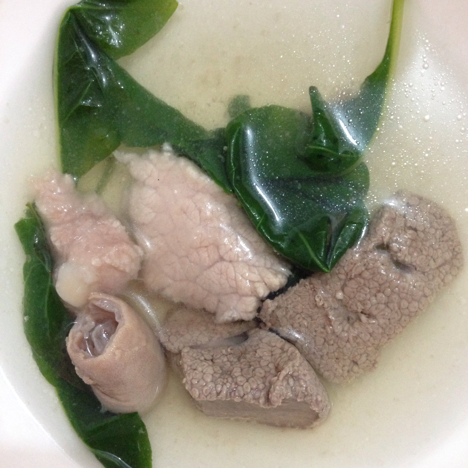 枸杞叶猪肝汤