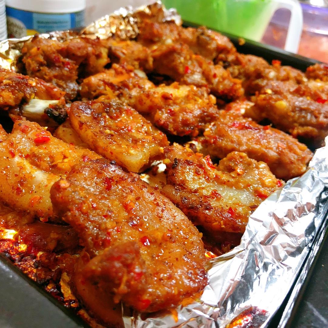 香到骨头里的蒜香排骨（烤箱）