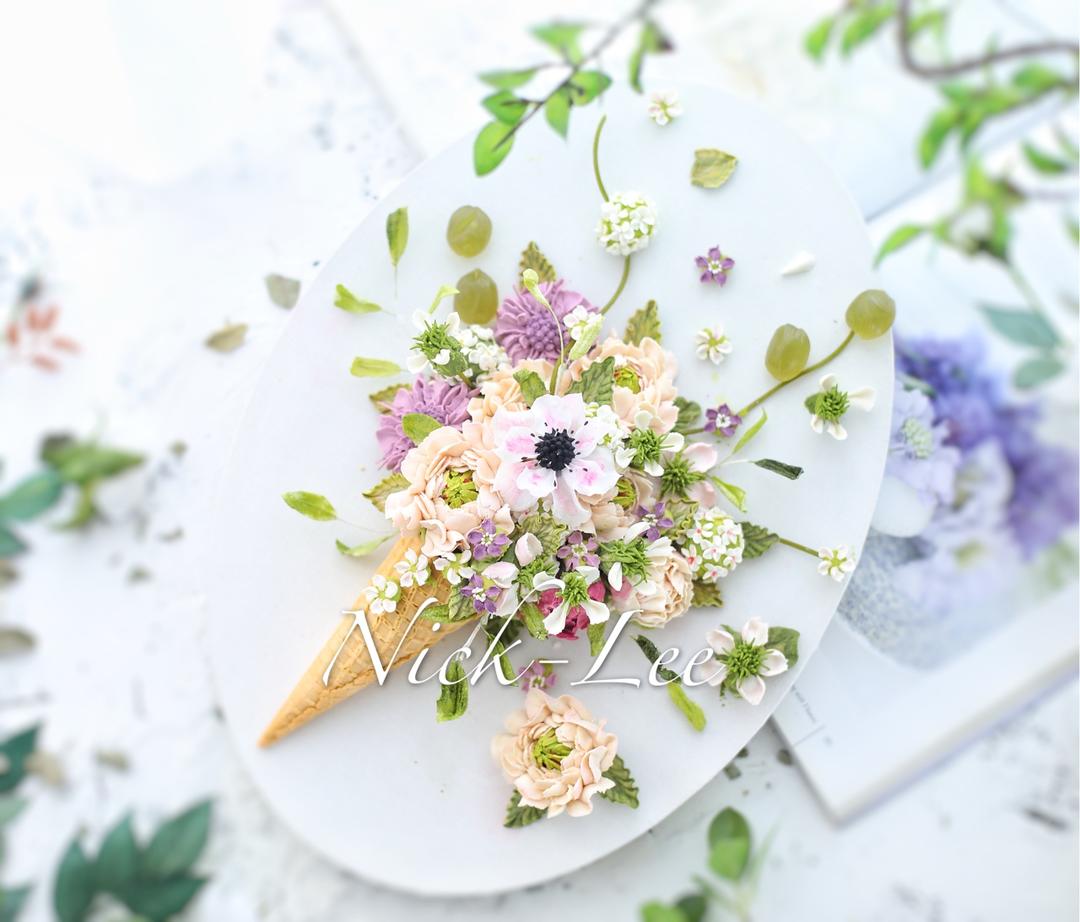 韩式裱花-豆沙裱花