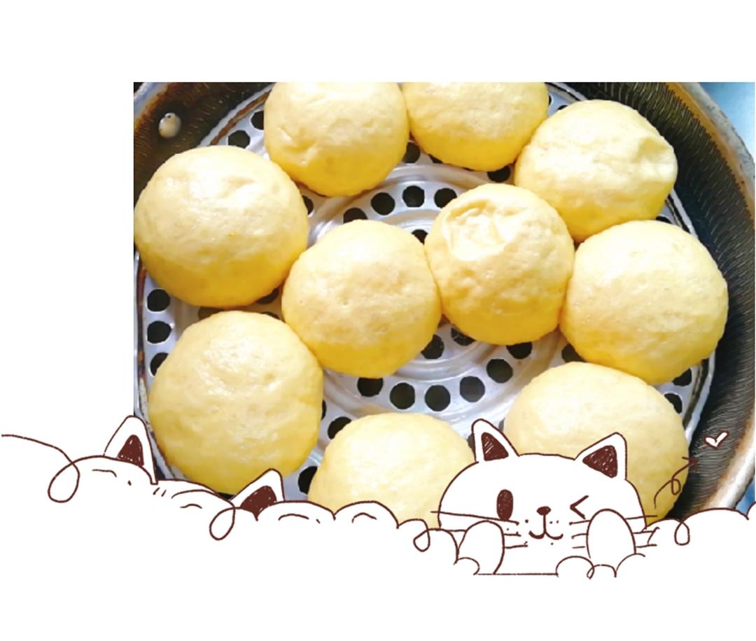 南瓜奶黄包的做法