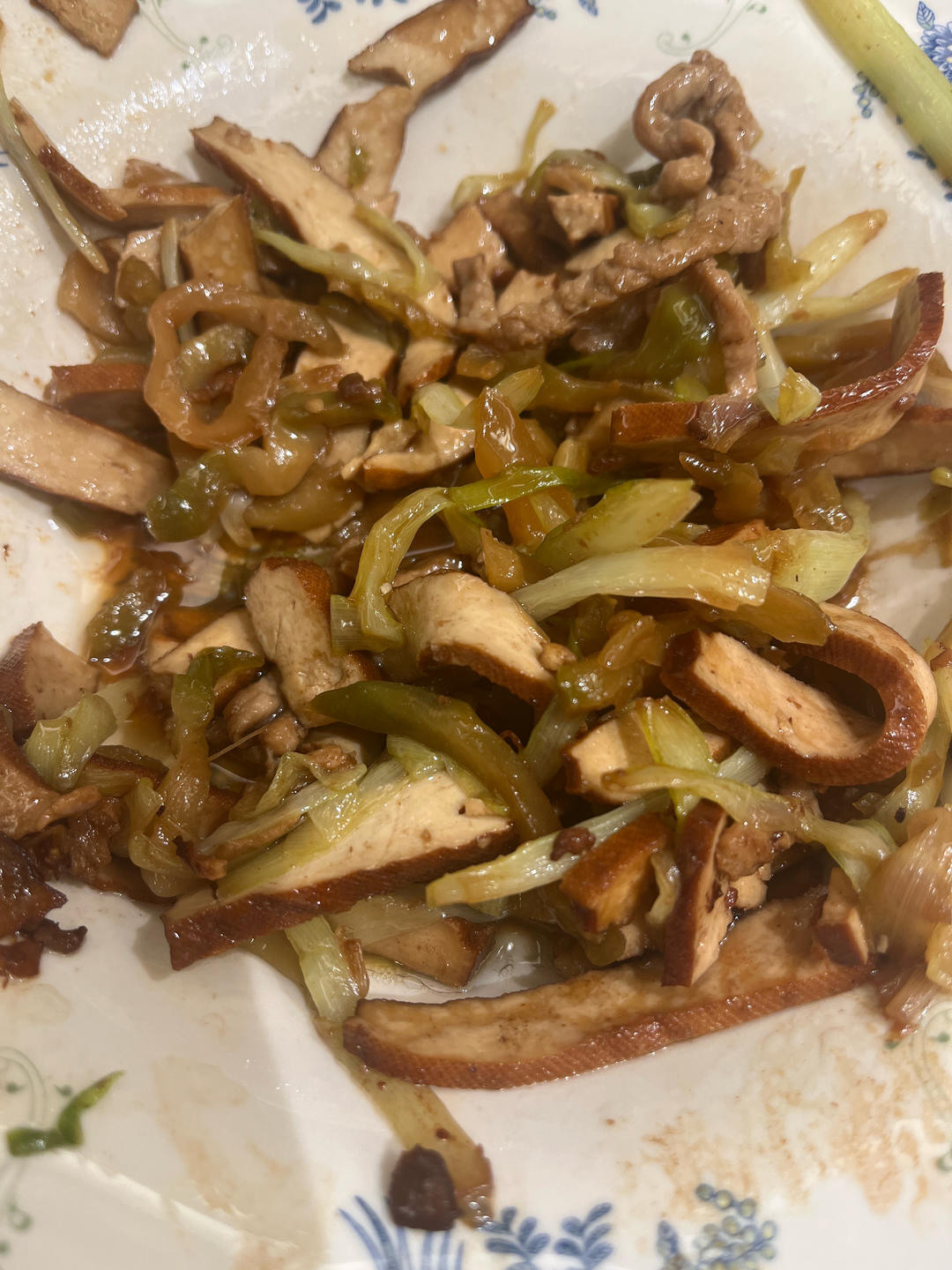 香干榨菜肉丝