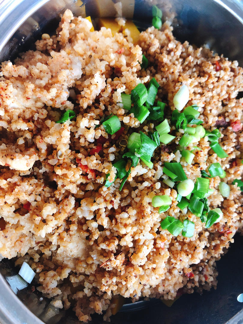 粉蒸鸡胸肉(健身版)
