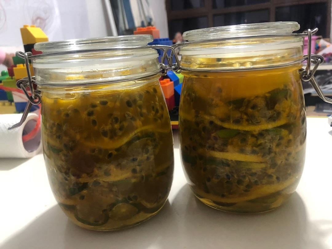 排毒养颜 自制柠檬蜂蜜百香果🍋不定期更新作品和好喝的搭配🥤