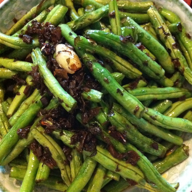 橄榄菜炒四季豆