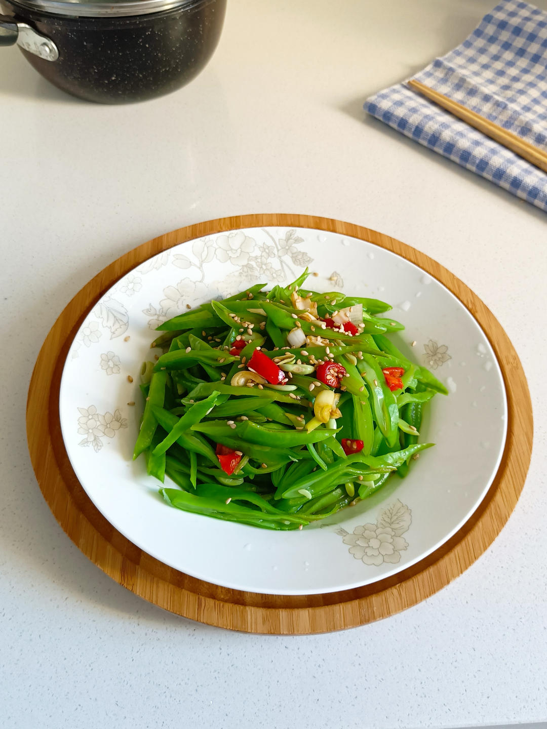 凉拌扁豆（刀豆）