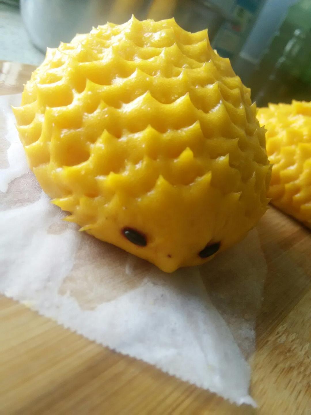 南瓜刺猬馒头