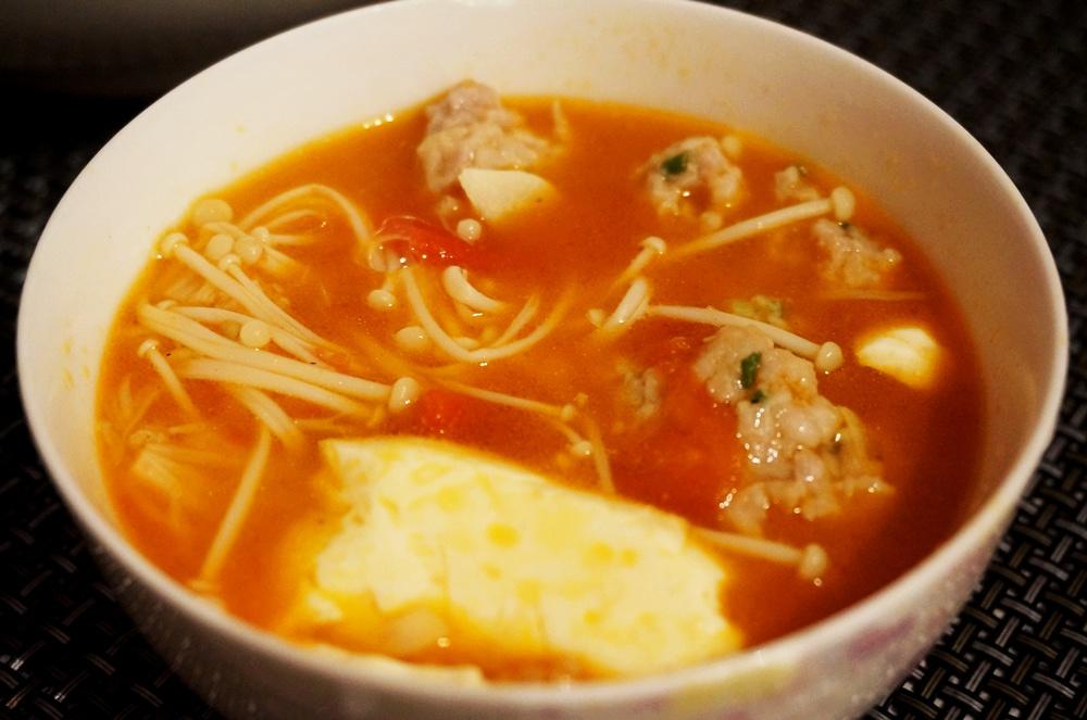 开胃营养汤-番茄豆腐汤的做法 步骤7