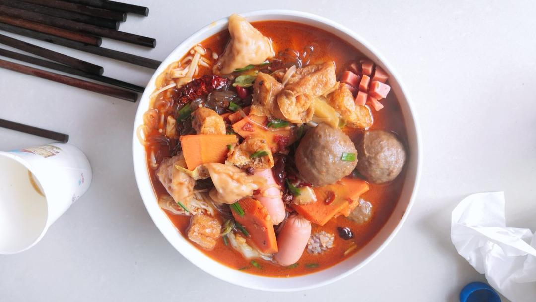 🔥十分钟搞定懒人版麻辣烫！好吃到爆