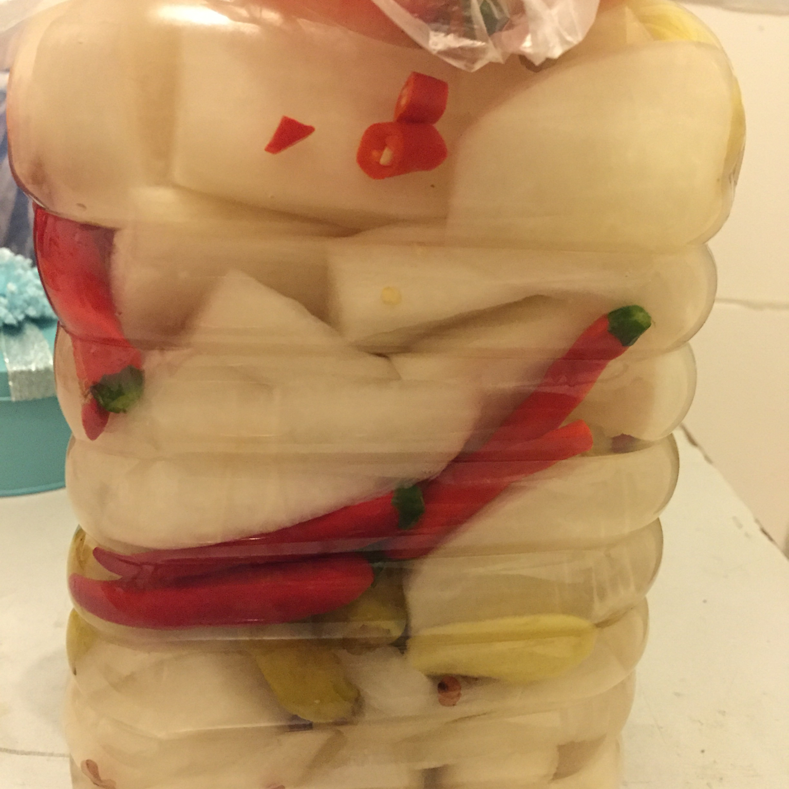 腌酸辣萝卜