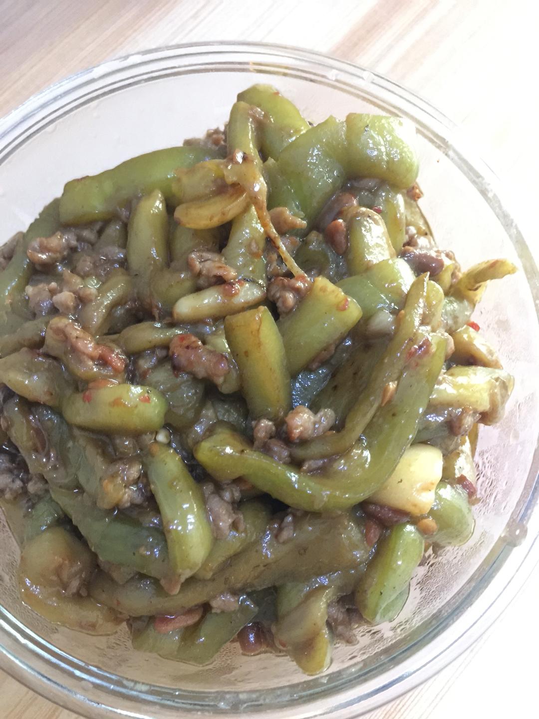 黄豆酱炒茄子🍆的做法