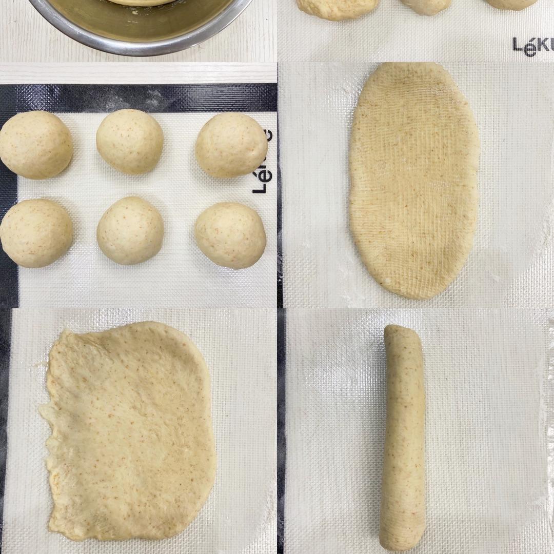 万用面包胚🥯经典甜面包面团的做法 步骤3