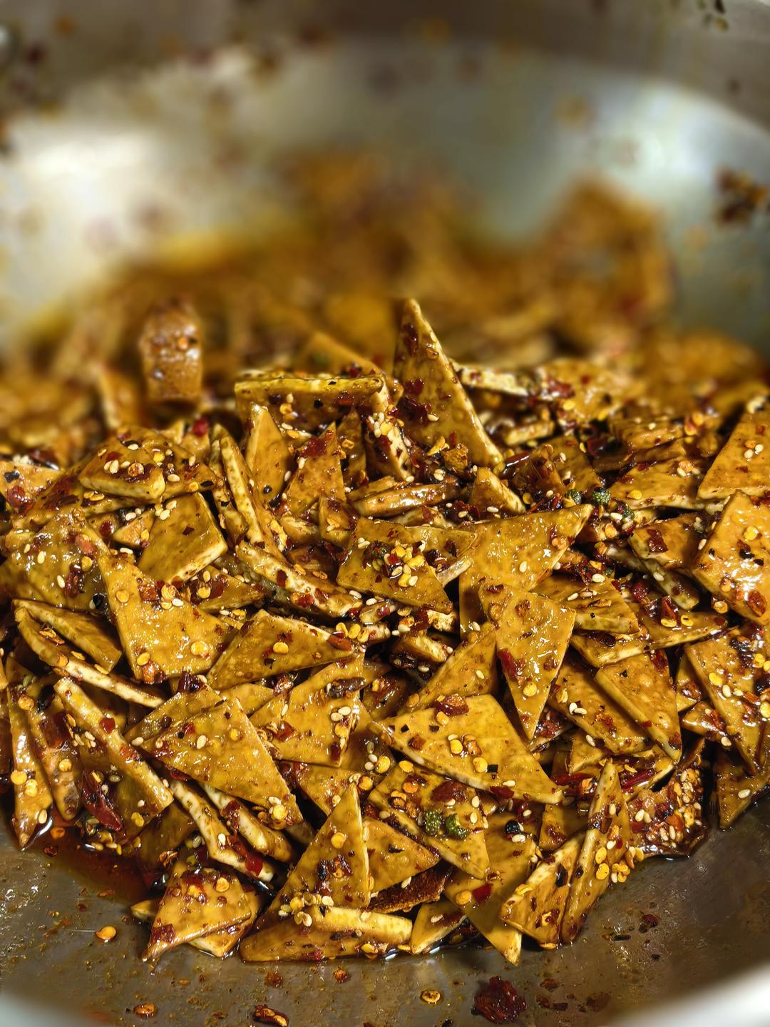 Get追剧小零食💋麻辣冷吃豆干，香到让人欲罢不能😋