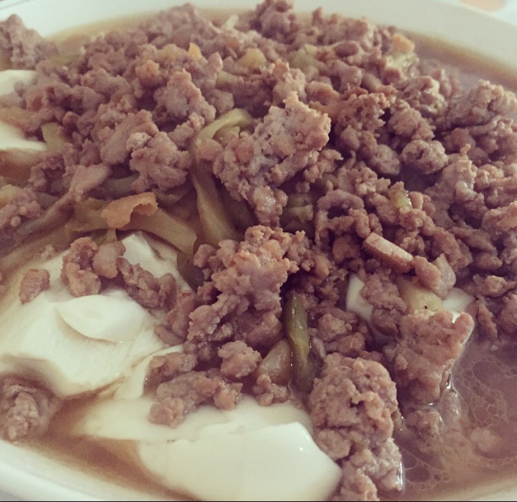 肉末蒸豆腐