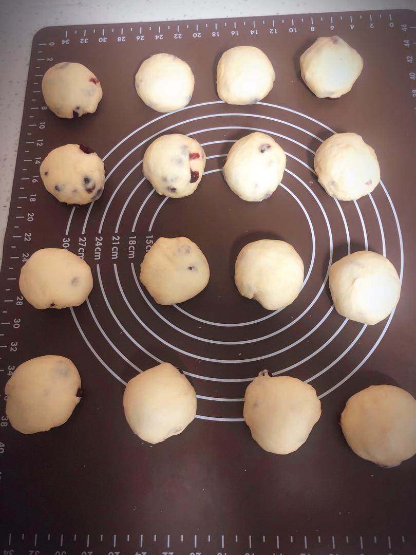 蔓越莓砂糖面包卷