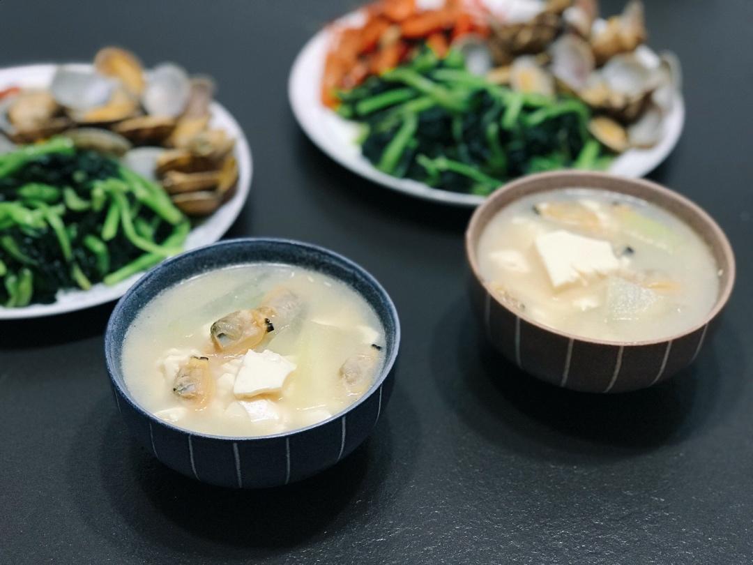 冬瓜豆腐花甲汤