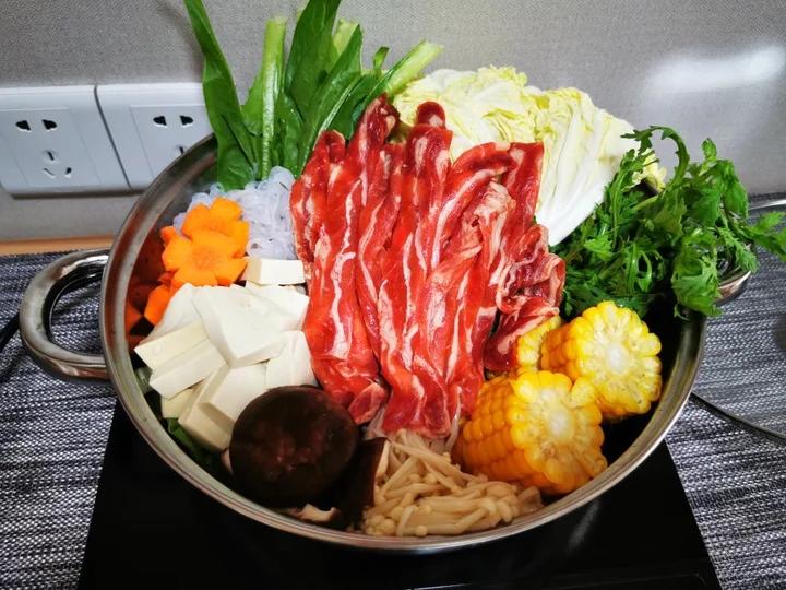 简洁版日式寿喜锅