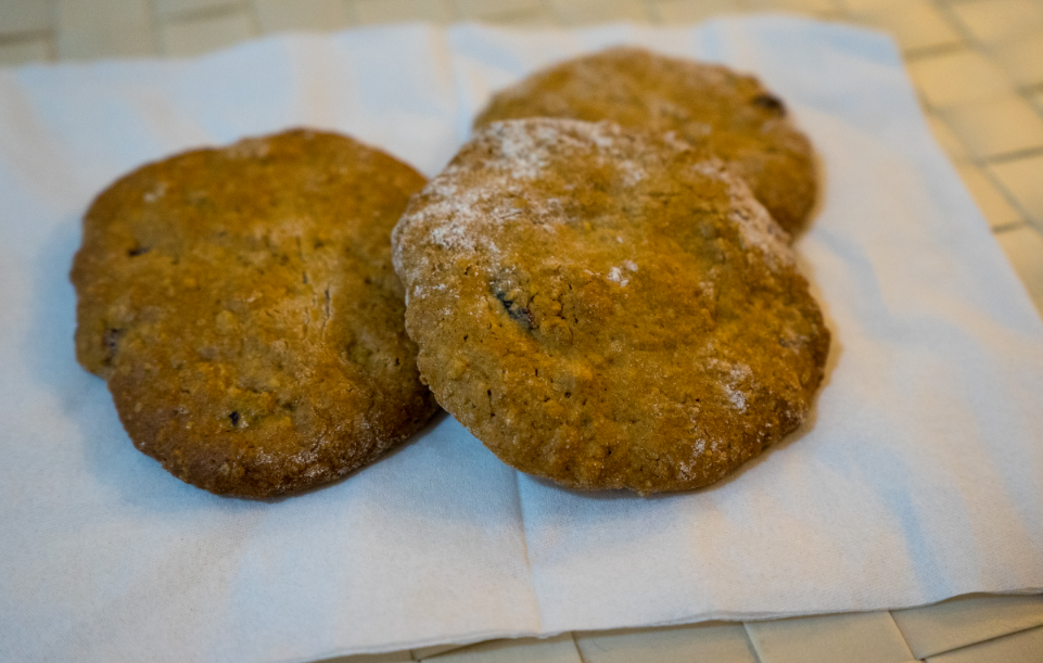 黄糖燕麦葡萄甜饼