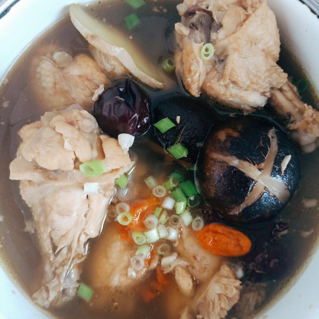 电饭锅版香菇炖鸡腿（少油）