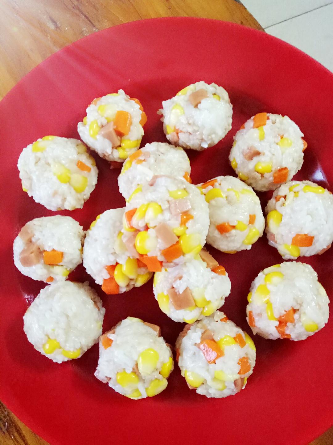 培根芝士饭团