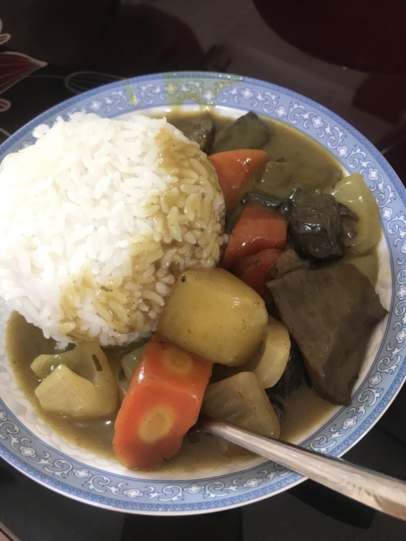 堂妈教你做咖喱牛肉饭