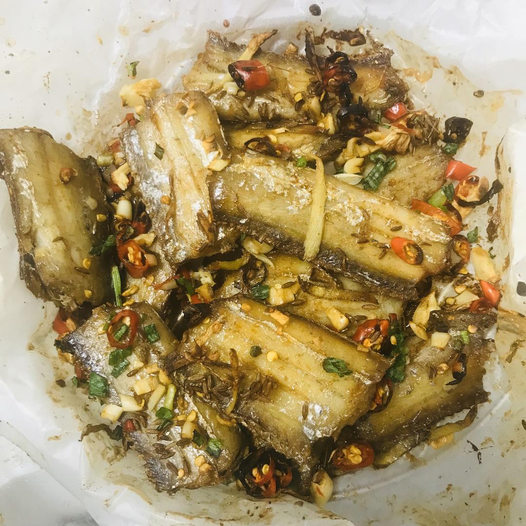 超简单的香辣带鱼（手残党快来）减脂高蛋白的做法