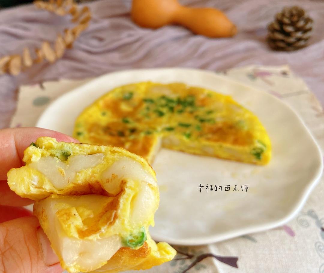 QQ的鸡蛋饼  ‼️麻薯鸡蛋饼软软糯糯的  口感太好了的做法 步骤12