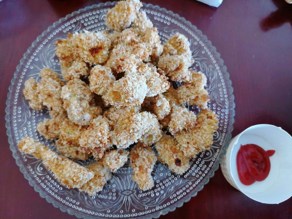 无油低脂鸡米花~烤箱版~