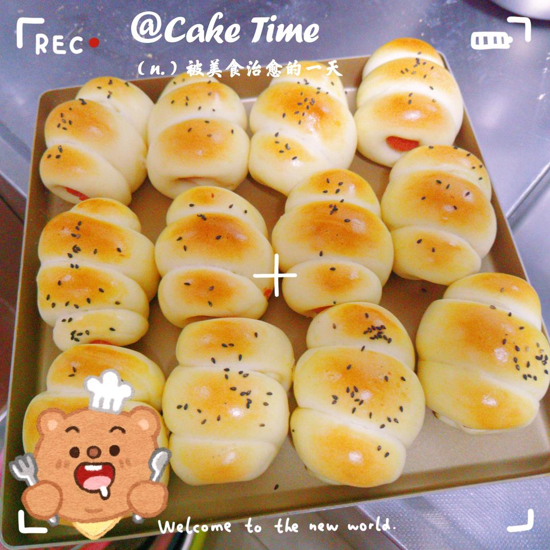 古早经典的火腿肠仔包