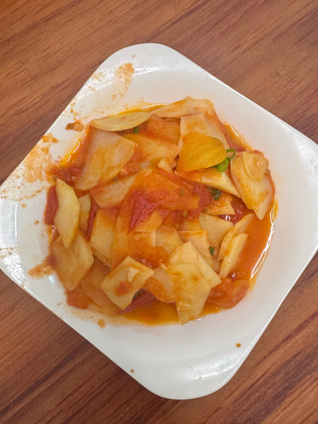 西红柿炒土豆片