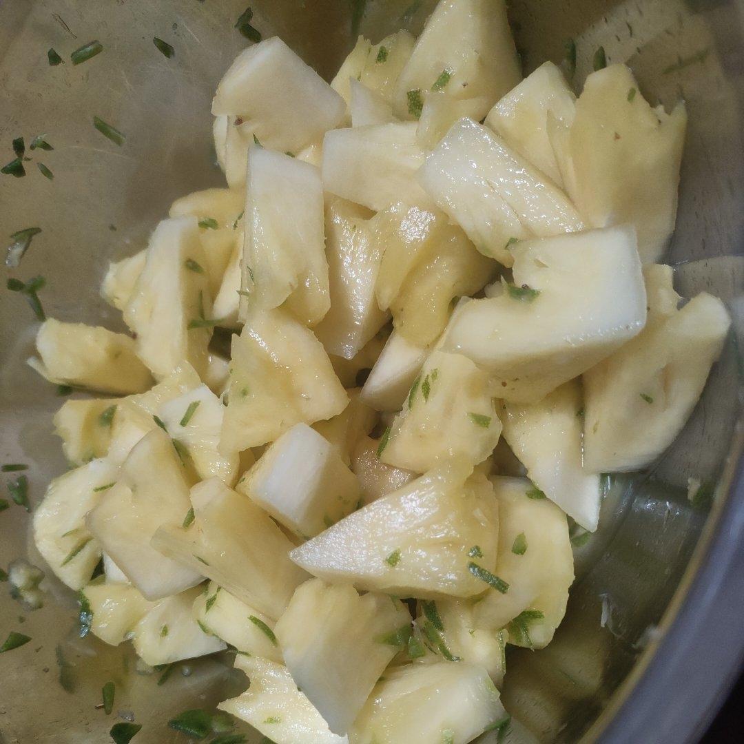 白兰地青柠浸菠萝/凤梨（ref. Hayono）