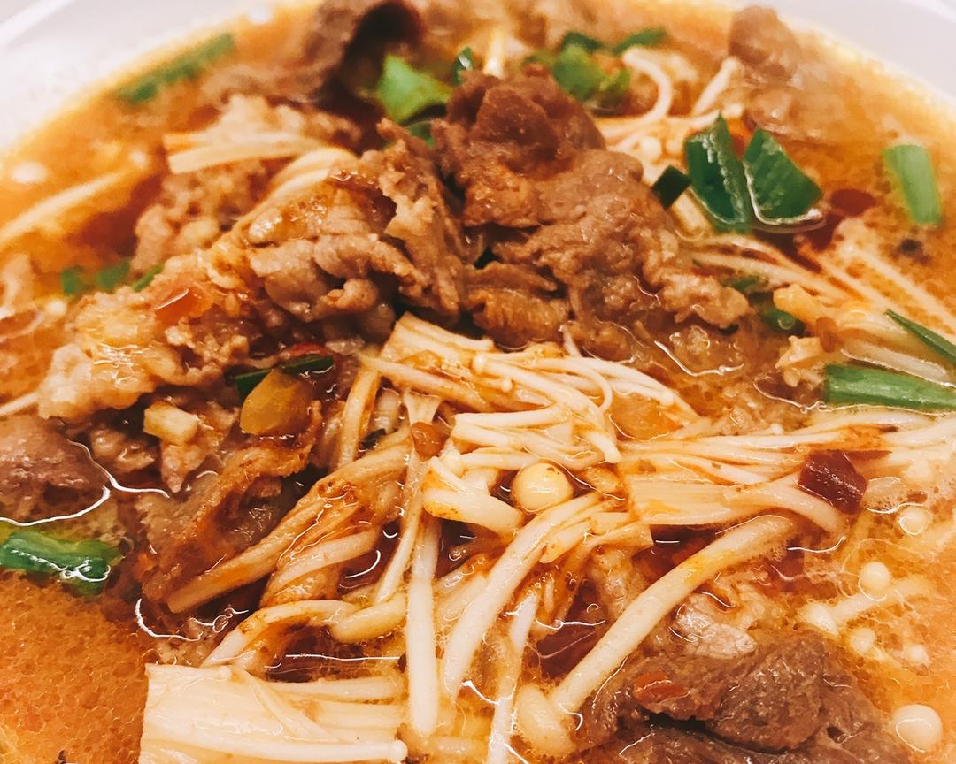 金针菇肥牛卷 微辣饭扫光