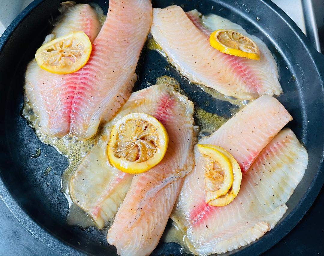 电饼铛香煎罗非鱼片